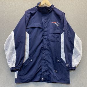 Vintage Reebok New England Patriots Windbreaker NFL Jacket Coat Youth XL